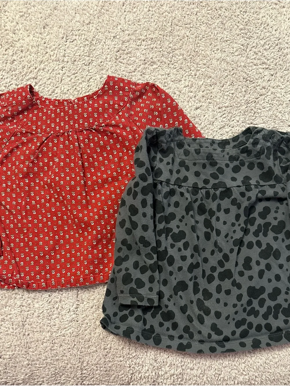 babyGap & Old Navy Girls Long Sleeve Tops Bundle 12-18 Months Cotton *